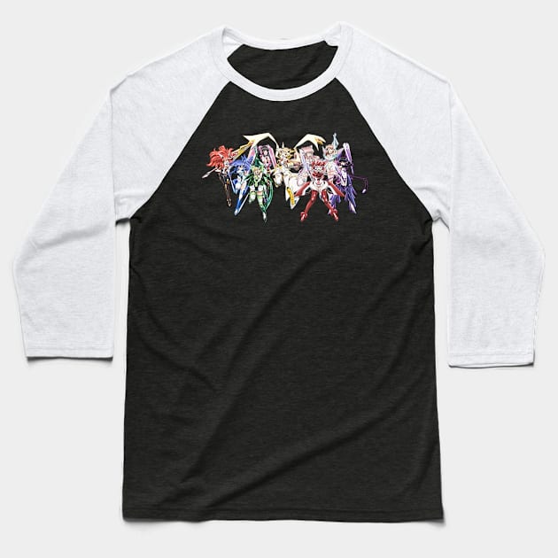 Senki Zesshou Symphogear Baseball T-Shirt by hony.white